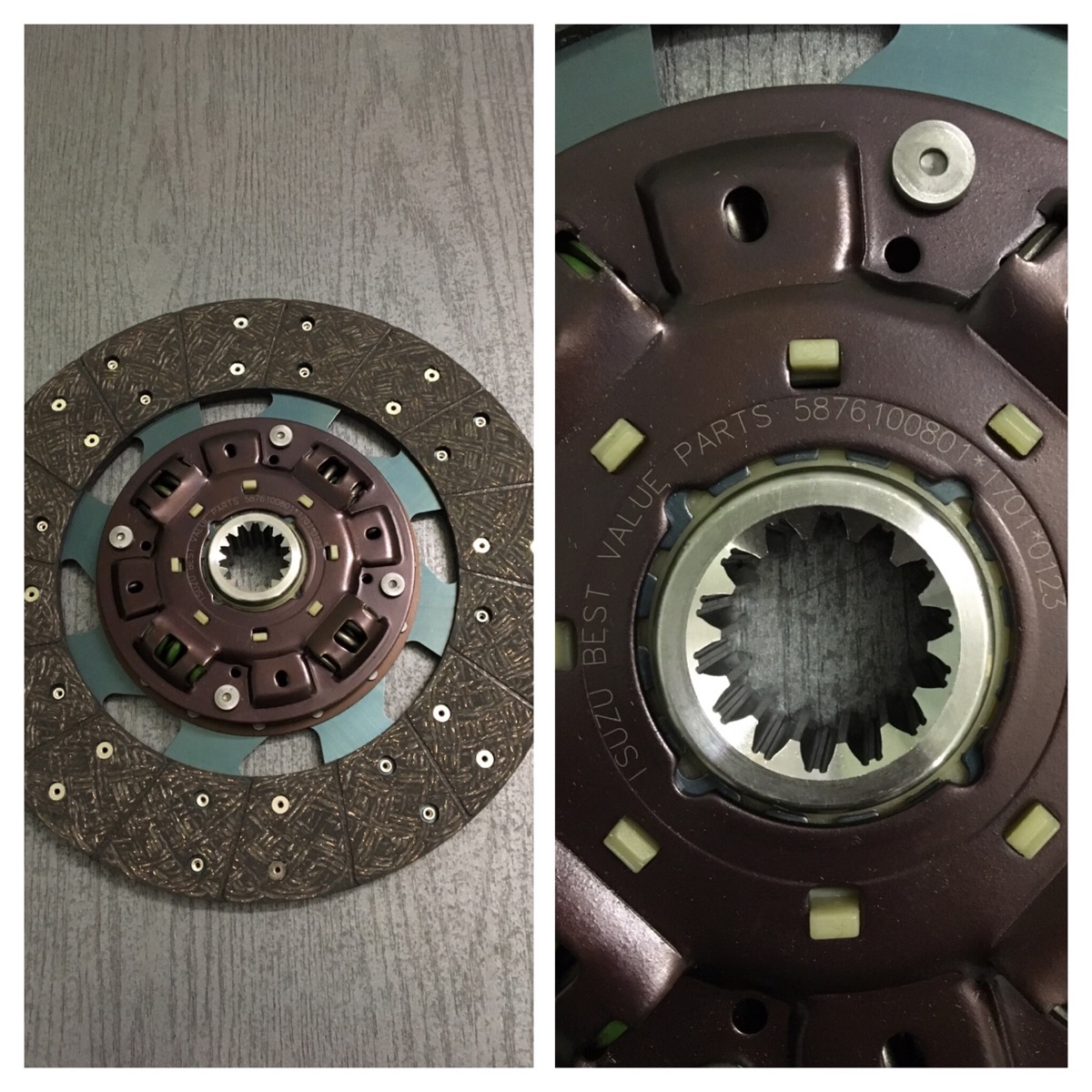 Диск сцепления  isuzu nqr75 оригинал bvp 8982551400;8973622351 5876100801