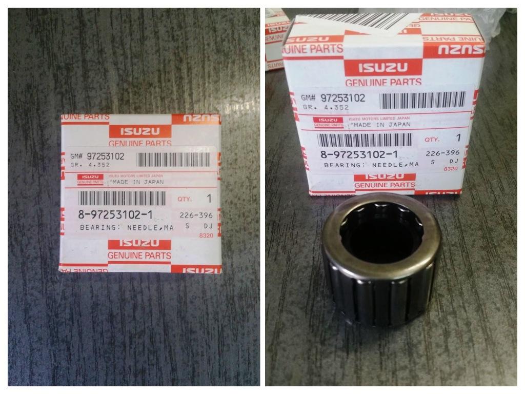 Подшипник кпп игольчатый вторвала в первичный isuzu myy5 nqr/npr75 оригинал 8972531021