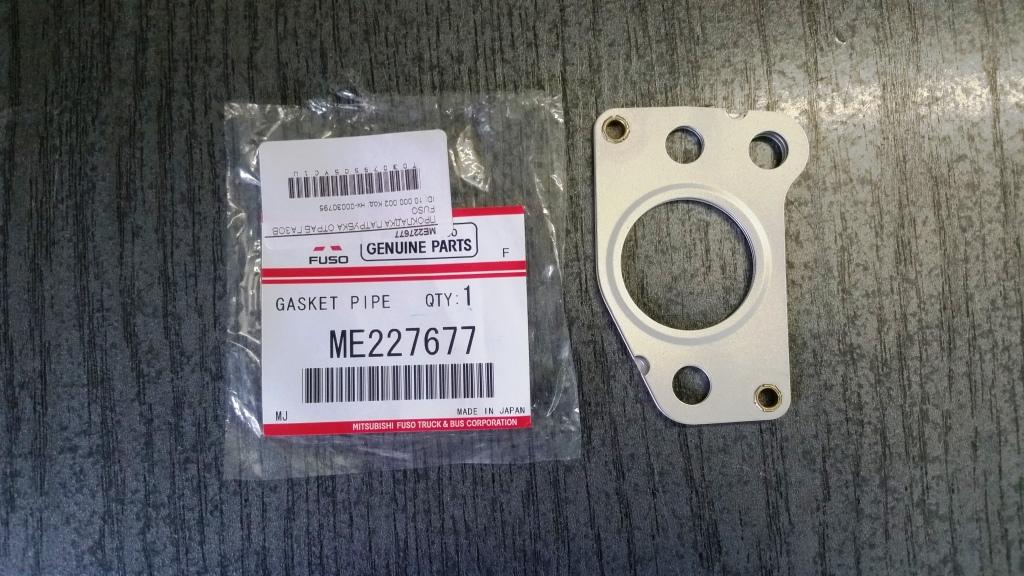 Прокладка патрубка отработавших газов егр mitsubishi fuso canter оригинал (4 шт на а/м) ME227677