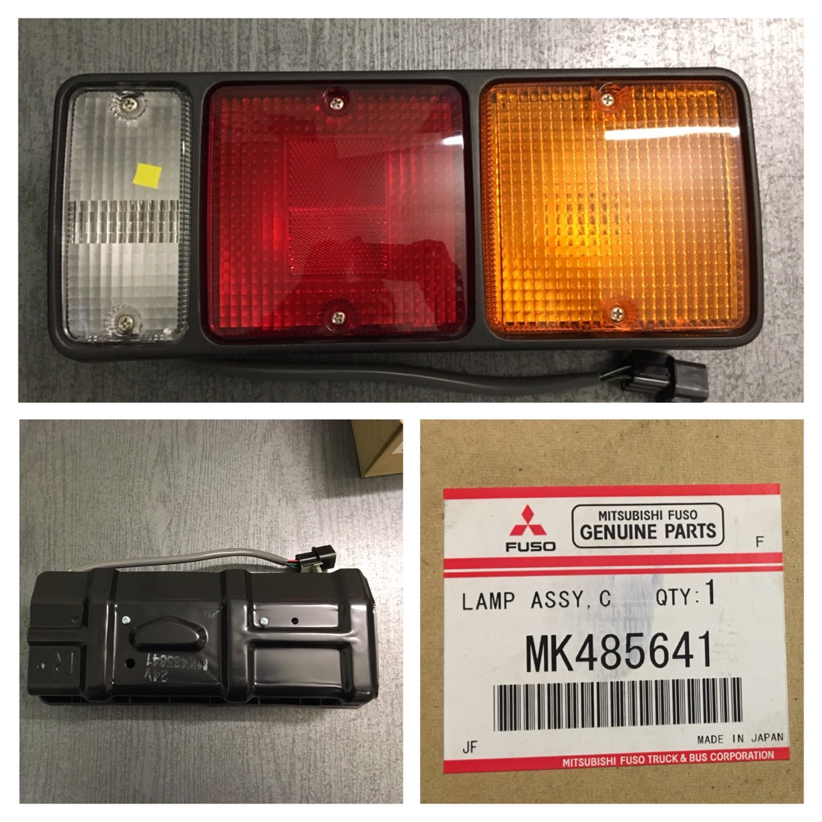 Фонарь задний правый комбинированный mitsubishi fuso canter оригинал MK485641