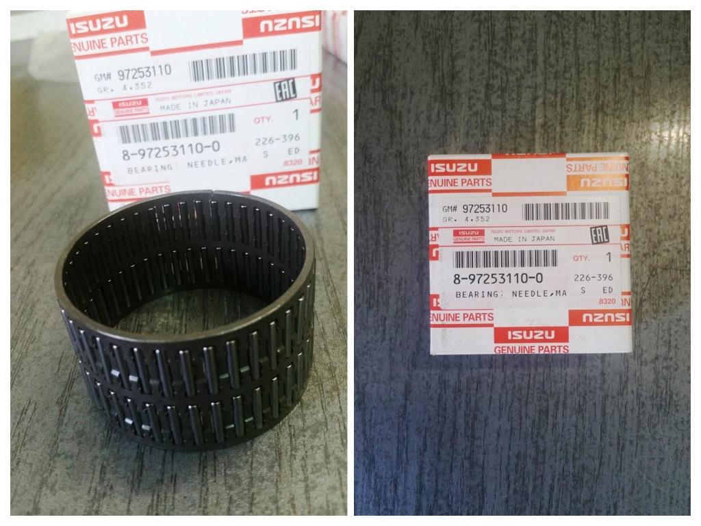 Подшипник кпп игольчатый вторвала isuzu myy5 nqr/npr75 оригинал 8972531100