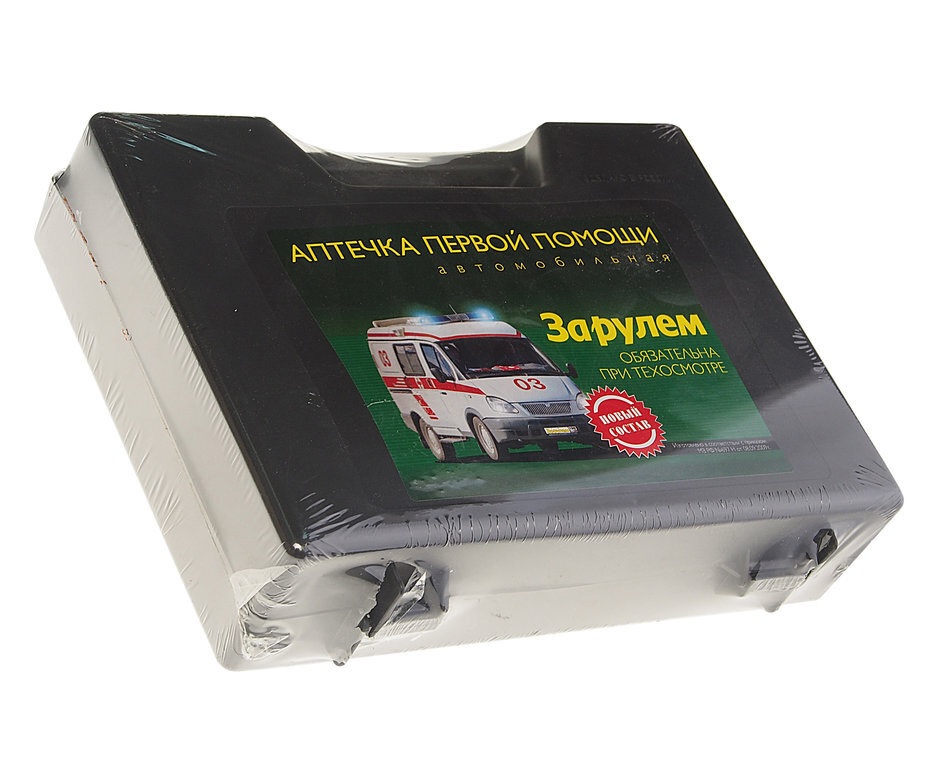 Аптечка автомобильная апп-475 (01.07.2010 гост) за рулем A 475