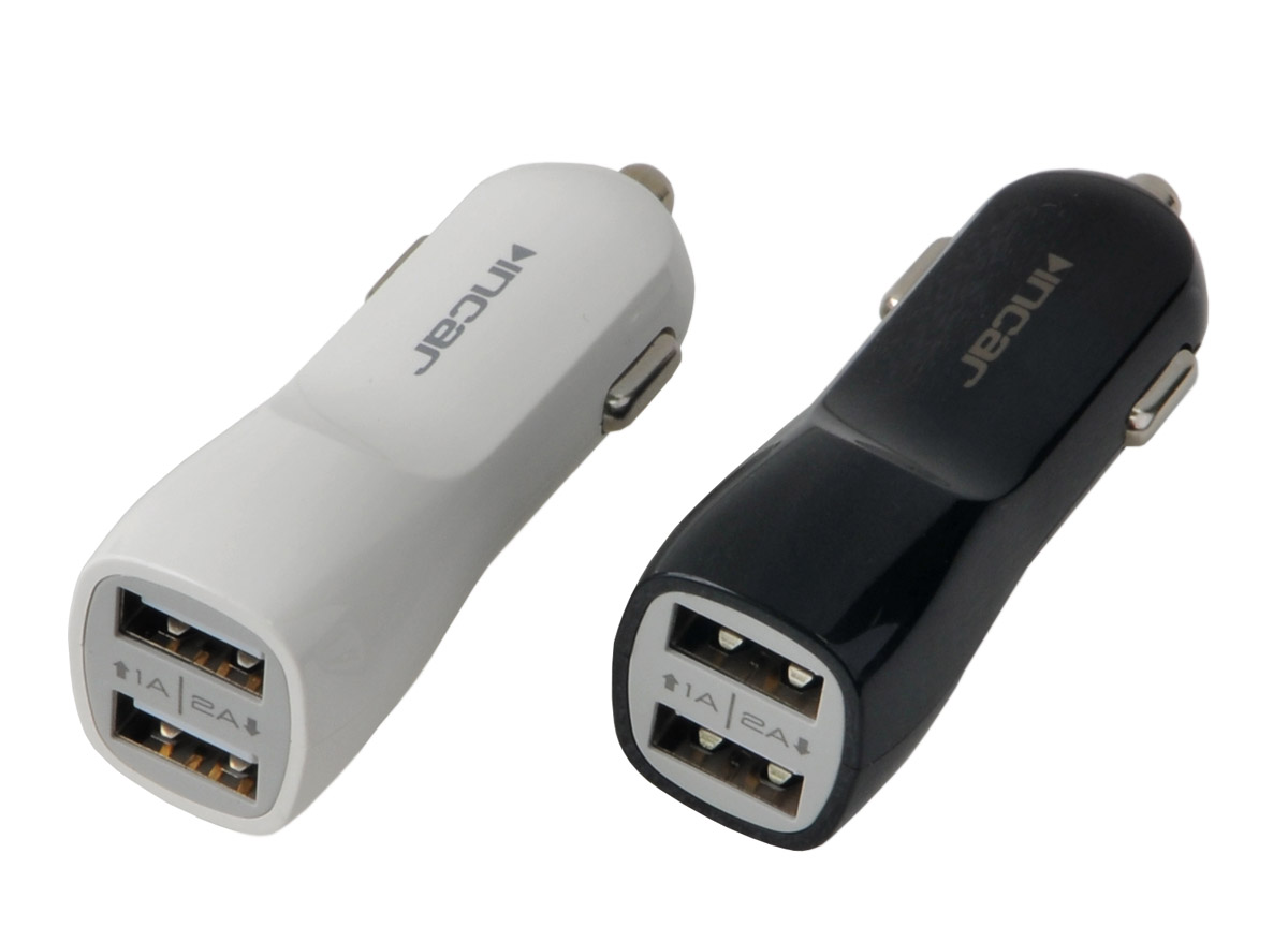 Адаптер incar usb-2 адаптер usb от прикуривателя 1/2a белый UB-2W