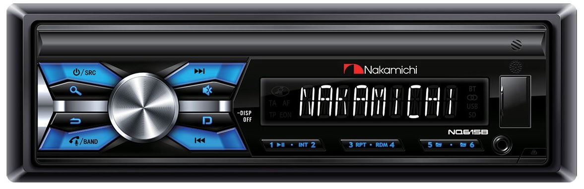 Автомагнитола 1din nakamichi nq615b usb, aux, 50*4 вт/ NQ615B