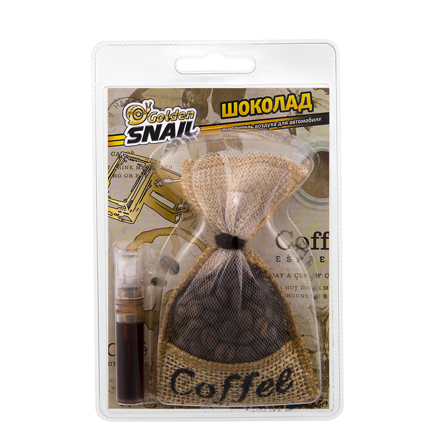 Ароматизатор мешочек кофе шоколад golden snail GS 6103